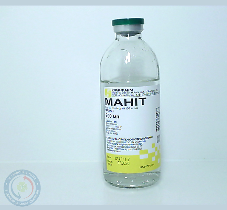 Маніт розчин інф. 200,0