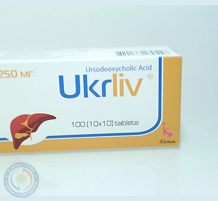 Укрлів таблетки 250мг №100