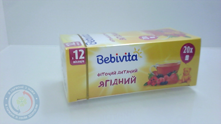 Бебівіта фіточай дитячий ягоди 30 г.