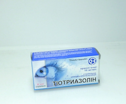 Тіотриазолін очні краплі 1% 5мл