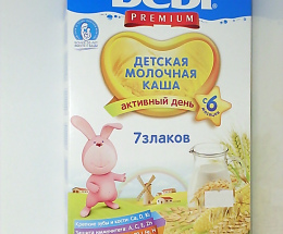 Бебі Преміум каша молочн. 7 злаків 200г.