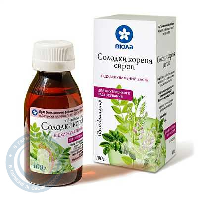 Солодки кореня сироп 100г