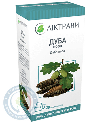 Дуба кора 2,5г 20пак.